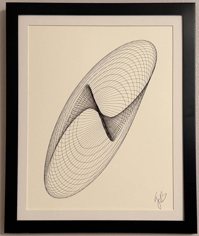 Harmonograph drawing No. 4097