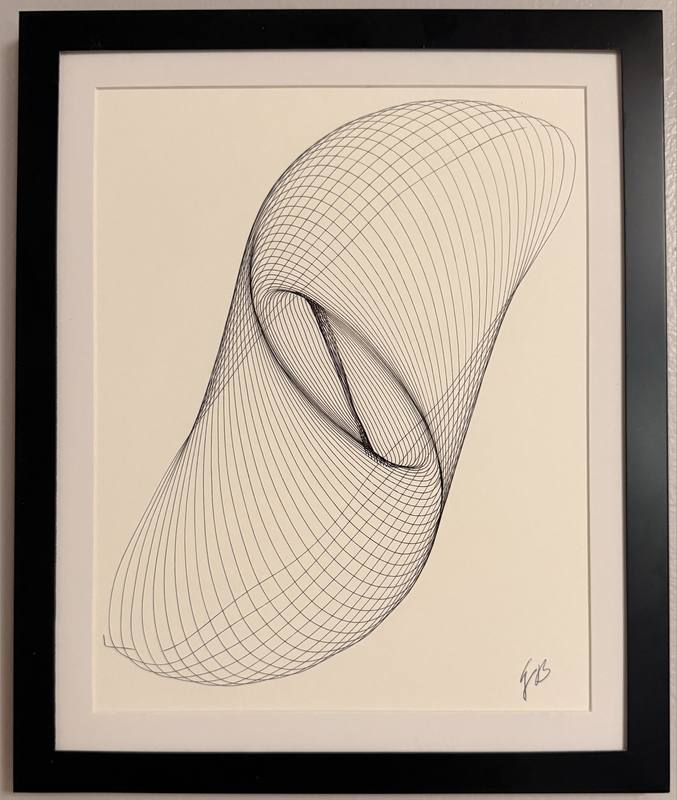 Harmonograph drawing No. 4100