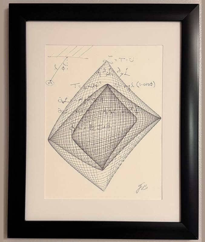 Harmonograph drawing No. 4103